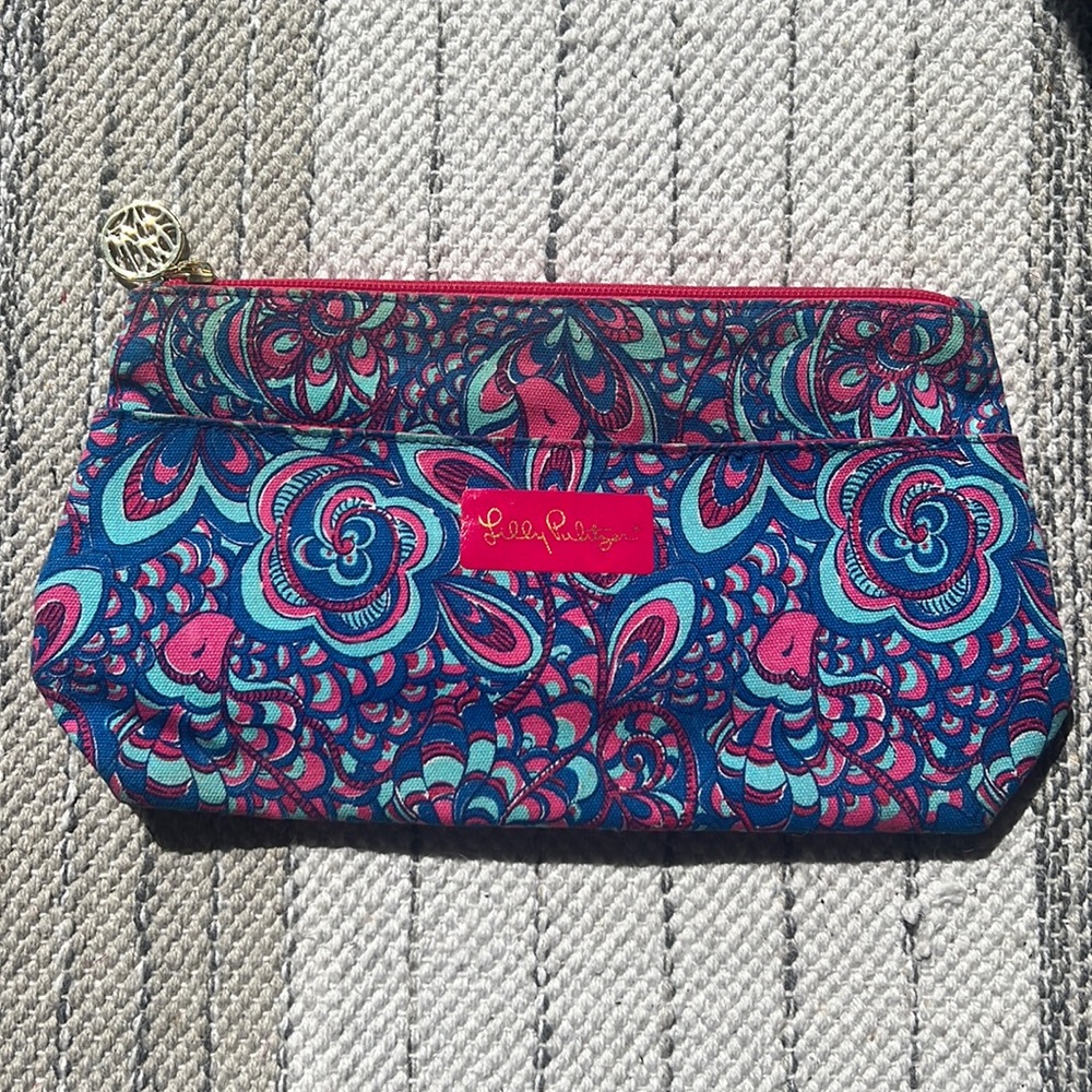 Lilly Pulitzer make up bag